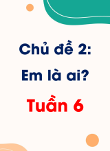 Chủ đề 2. Em là ai  Tuần 6